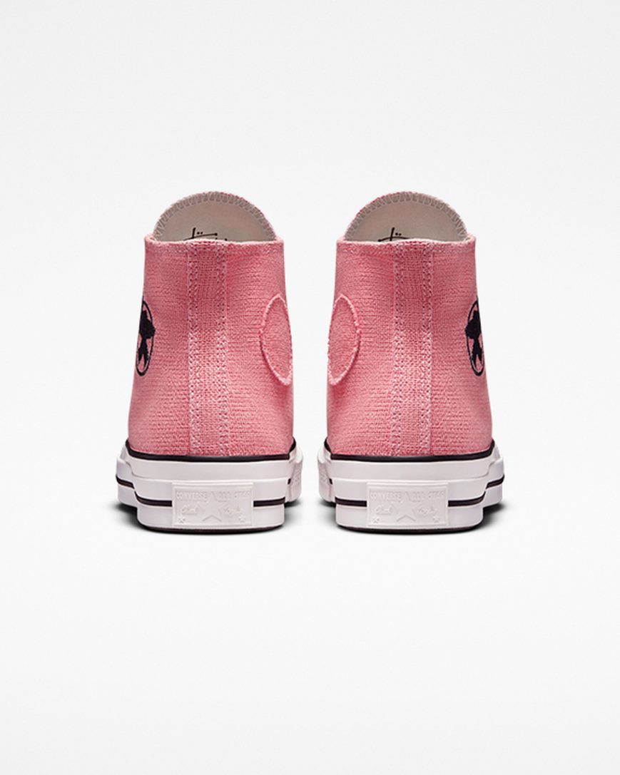 Dámské Boty Vysoké Converse x Stüssy Chuck 70 Fialové Černé | CZ THB3190